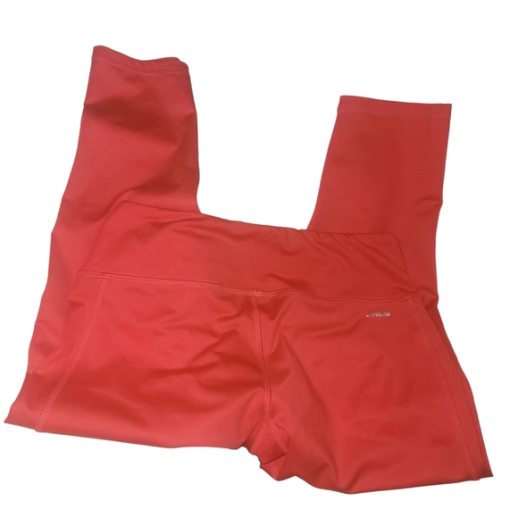 Adidas Women's Coral Cropped Performance Leggings S - Picture 2 of 3